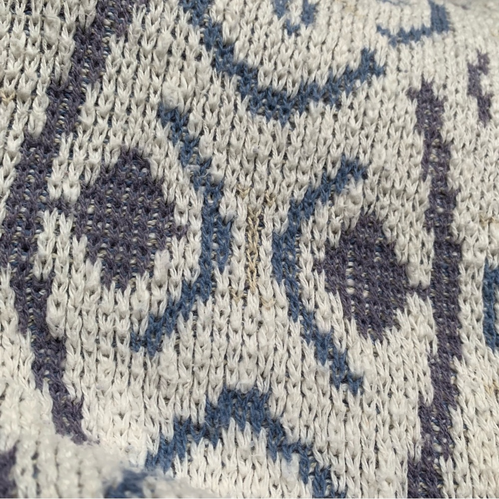 v i n t a g e :: Heavy Oversized Abstract Grandpa Knit Sweater - Picture 9 of 14